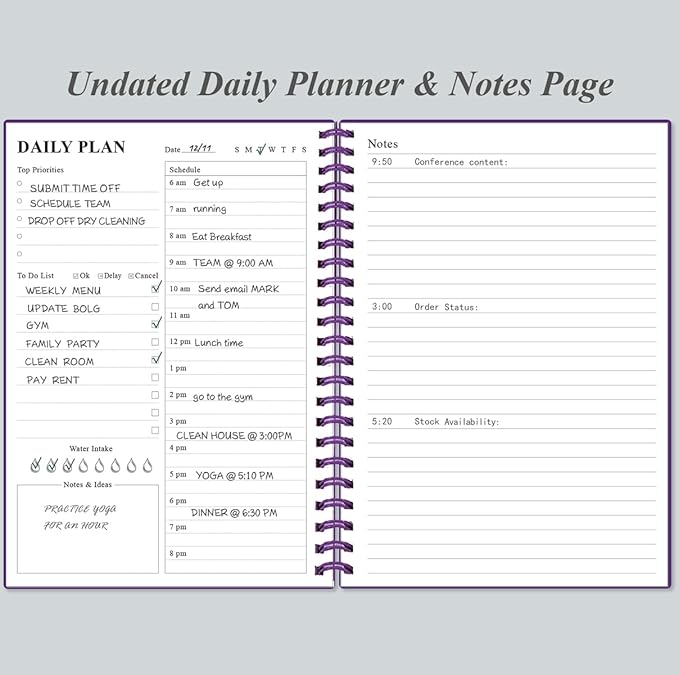 Daily Planner Undated - Image 3