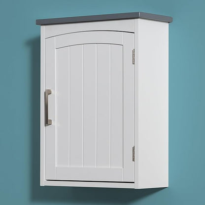 Bathroom Wall Cabinet 15 x 20 Inch Small Wall Cabinets Single Door Over Toilet by VANIRROR