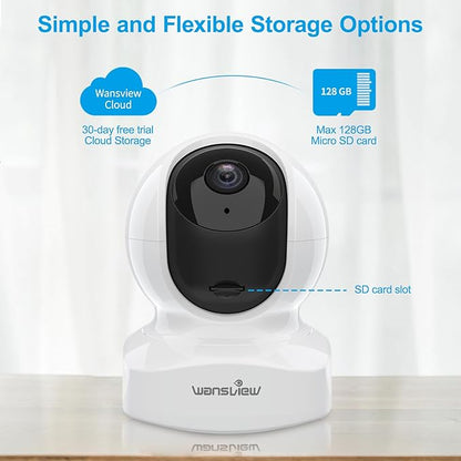 Home Security Camera, Baby Camera, 2K wansview WiFi Camera - Image 5