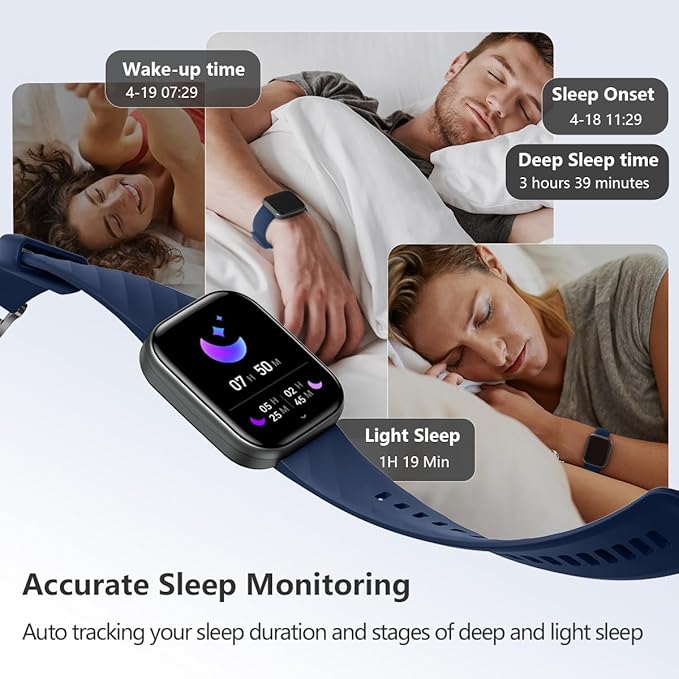 FITVII Health & Fitness Tracker, Smart Watch - Image 5