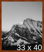 Frame It Easy 33 x 40 Russet Wood Frame by FrameItEasy