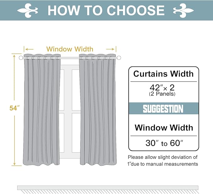 ChrisDowa White 100% Blackout Curtains - Image 7