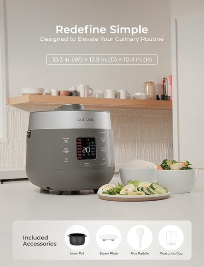 CUCKOO Twin Pressure Rice Cooker 6-Cup Uncooked / 12-Cup Cooked - Image 9