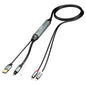 Adoreen Unidirectional SPDIF Toslink Optical Input to 2 RCA Output Adapter by Adoreen