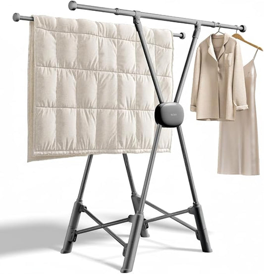 BIREN Clothes Drying Rack Heavy Duty Clothing Racks Foldable Laundry Rack Two by BIREN