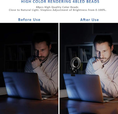 Cyezcor Video Conference Lighting Kit, Ring Light - Image 2