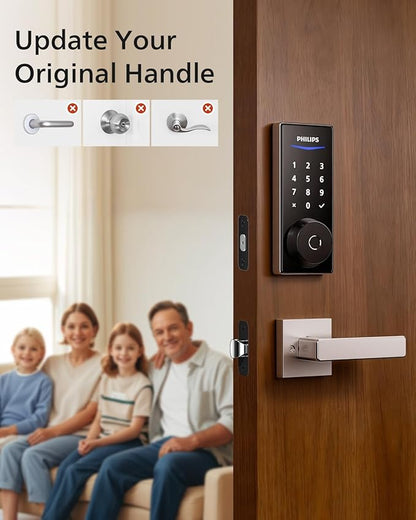 Philips Smart Lock with Handles, Smart Door Lock with 2 Level Handles, Keyless - Image 8