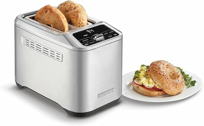 Cuisinart CPT-520 2-Slice Motorized Toaster, Stainless Steel/Black - Image 3