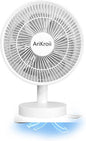 AriKroii USB Desk Fan with Adjustable Tilt 90 Rotation, Ultra-quiet but High by AriKroii