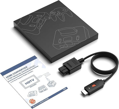 Arector N64 to HDMI Converter, HDMI Converter Supports 4:3/16:9 Ratio Conversion - Image 9