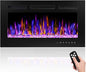 30" Electric Fireplace Wall Mounted and Recessed by BETELNUT