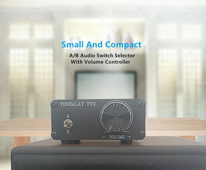 TENEALAY HiFi RCA Passive Preamp Stereo Audio Preamplifier - Image 2