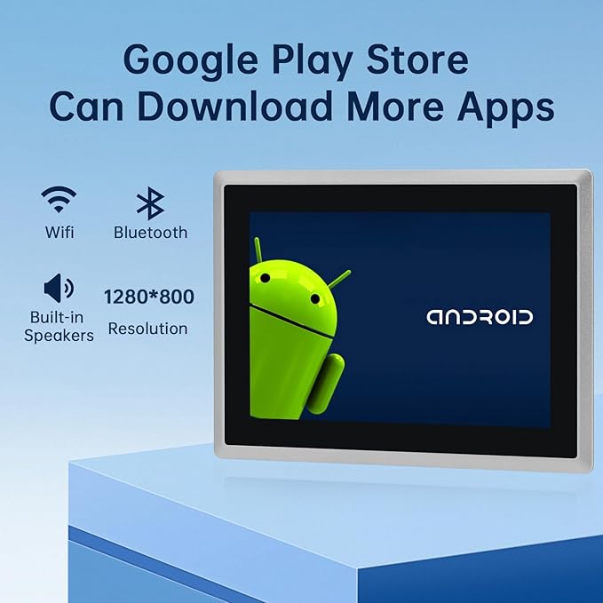 8-Inch Touchscreen Monitor, Ratio 16:10 Embedded Industiral Touch Screen Tablet - Image 3