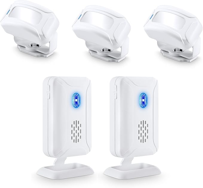 KCMYTONER Wireless Motion Sensor Door Chime, Entry Alert Chime by KCMYTONER