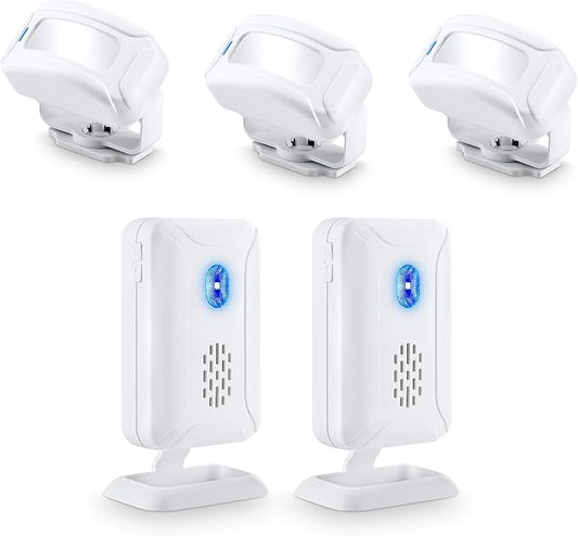 KCMYTONER Wireless Motion Sensor Door Chime, Entry Alert Chime by KCMYTONER