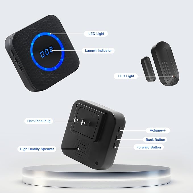 Door Chime SanJie Wireless Door Sensor - Image 9