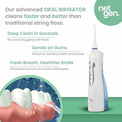 Cordless Water Dental Flosser for Teeth & Gums, Portable Electric Oral Irrigator - Image 8