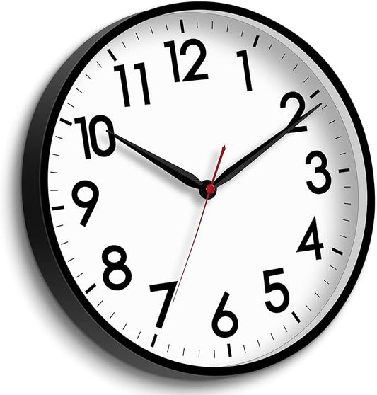 AKCISOT 16 Inch Wall Clock Large Silent Non-Ticking Wall Clocks Battery Operated by Akcisot