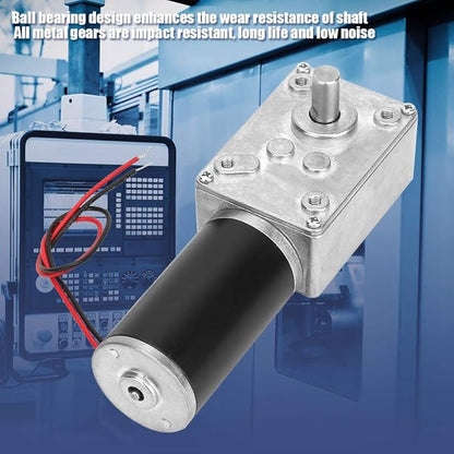 Reversible Gear Motor, 24V 8mm Shaft Gear Motor High Torsion Speed Reduce - Image 2