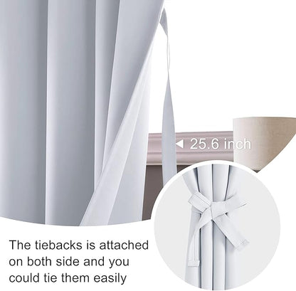 JIUZHEN 80 Inch Length Door Curtains - Image 3