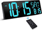 XREXS Large Digital Wall Clock by XREXS