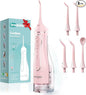 Leominor Water Flosser Pick for Teeth, 300ML Portable Oral Irrigator Upgraded by LeominorFreshDaywithSmile