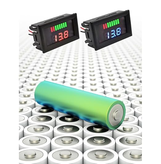 Battery Charge Level Indicator Universal Car Battery Capacity Meter Tester - Image 5