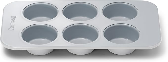 Caraway Nonstick Ceramic 6 Cup Muffin Pan – Non-Toxic, PTFE & PFOA Free – Oven by Caraway