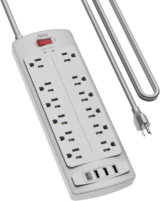 Power Strip, ALESTOR Surge Protector by Alestor