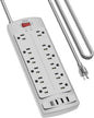 Power Strip, ALESTOR Surge Protector by Alestor