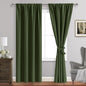 JIUZHEN Christmas Blackout Curtains by JIUZHEN