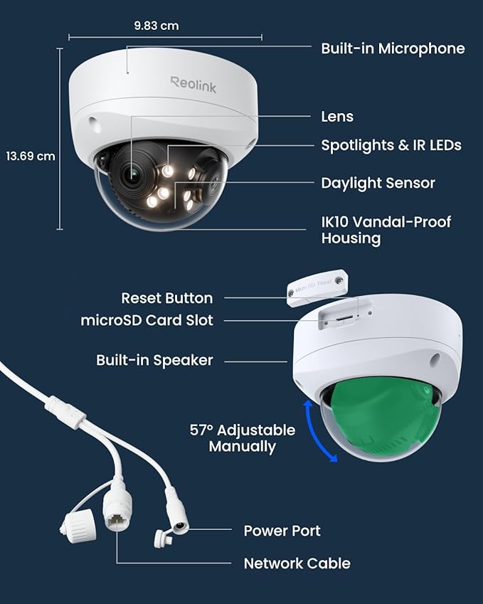 REOLINK Duo 3V PoE, 16MP UHD Dual-Lens PoE Security Camera - Image 9