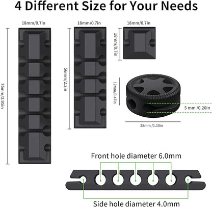 XenovaX 9 Pack Cord Organizer Clips - Image 7