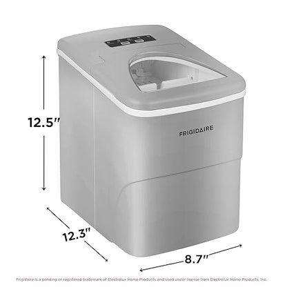 Frigidaire EFIC108-Silver Compact Ice Maker, Counter-top Portable, 26 lb per Day - Image 5