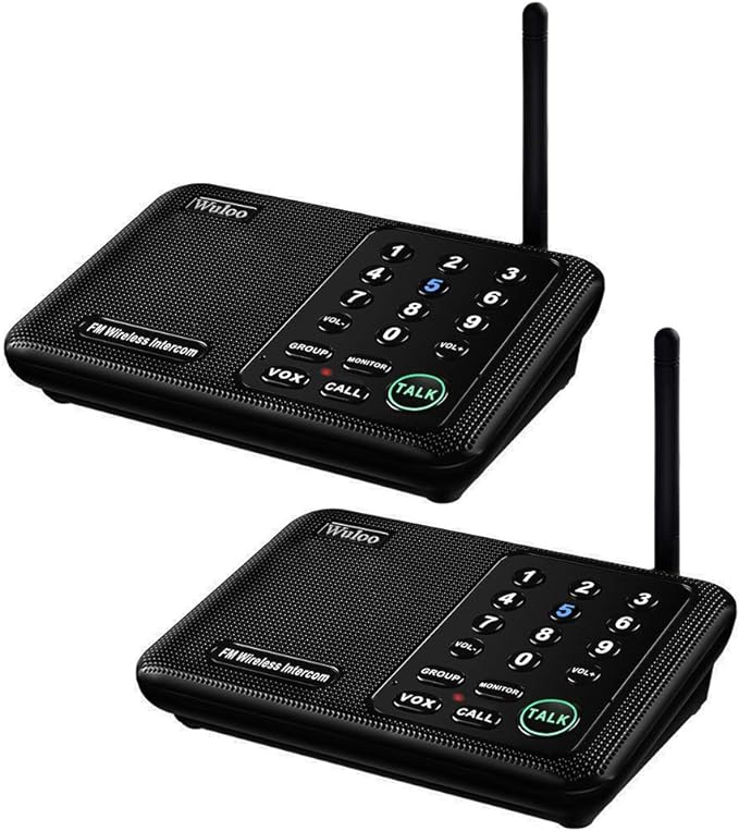 Wuloo Intercoms Wireless for Home 1 Mile Range 10 by Wuloo