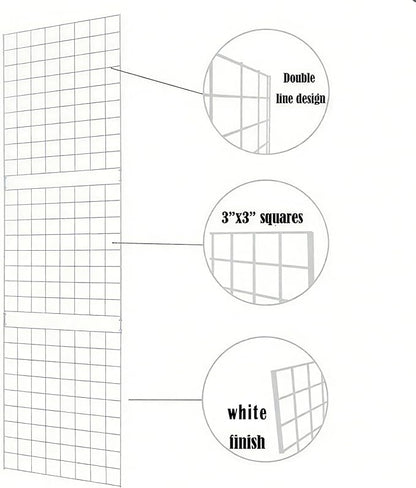 7RiversART Grid Wall Commercial Grade Gridwall Panels – Heavy Duty Grid Panel - Image 4