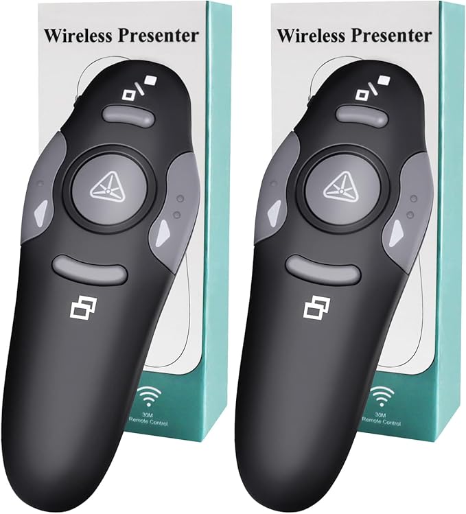 Wireless Presentation Clicker for PowerPoint, Wireless Presenter Remote by CLIKBUTM%C2%AE