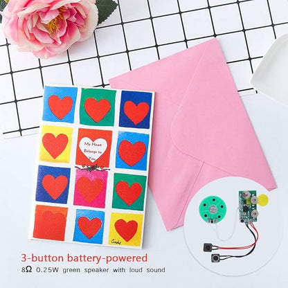 fosa 4 Minutes DIY Greeting Card Chip Music Sound Voice Recording Module Device - Image 4