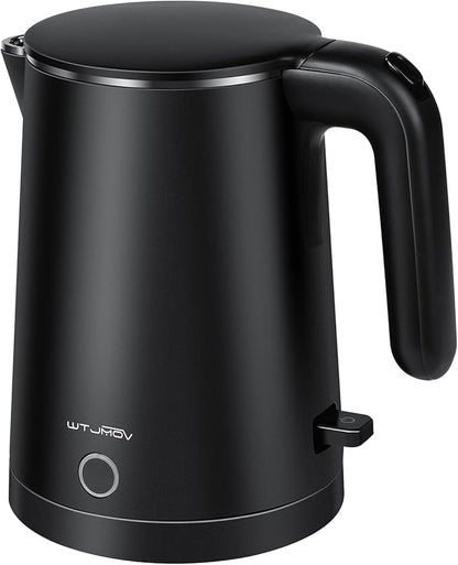 Electric Kettle Stainless Steel, 1.0L Small Water Boiler 1200W Fast Boiling by WTJMOV