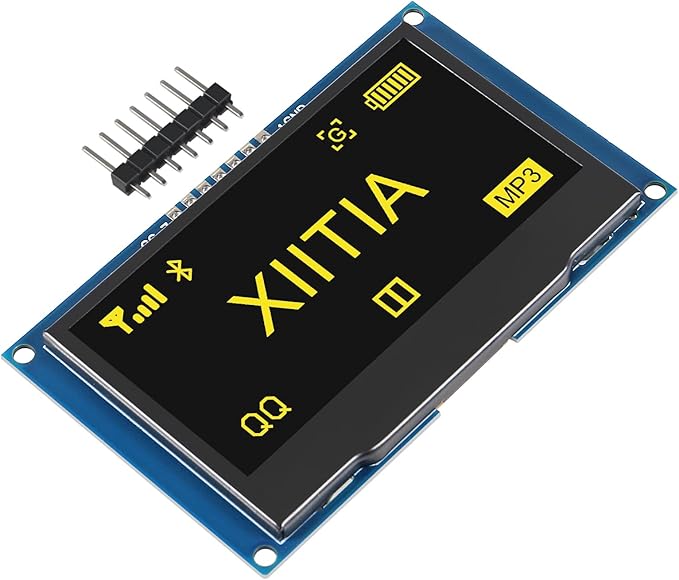 XIITIA 2pcs 2.42 inch 128x64 OLED LCD Display Module SSD1309 7 Pin SPI/IIC I2C - Image 6
