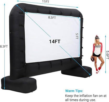 14Ft Inflatable Movie Projector Screen, Outdoor Movie Screen - Image 5