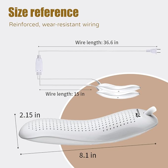 Boot Dryer, Shoe Dryer, Foot Dryer ! Eliminate bad odor and dry shoes! - Image 4