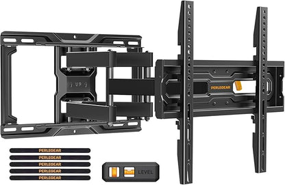 Perlegear Full Motion TV Mount for 26-74 inch TVs, Height Adjustable by Perlegear