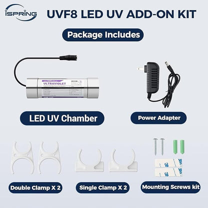 iSpring UVF8 LED UV Water Filter, Add-on Kit - Image 3