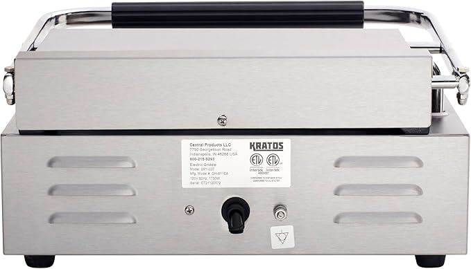 Kratos Commercial Electric Panini Sandwich Grill - Image 6