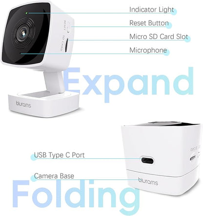 blurams Cameras for Home Security 5GHz, 2K Indoor Camera, Pet Camera - Image 3