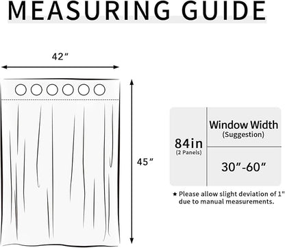 Easy-Going Blackout Curtains for Bedroom, Solid Thermal Insulated Grommet and - Image 7