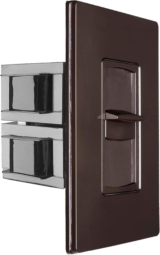 OSD Audio 100W Sleek, Minimalist Design in Wall Volume Control, Slider Brown by OutdoorSpeakerDepot