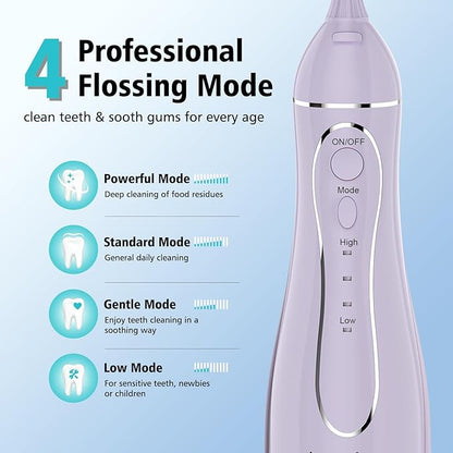 Leominor Water Dental Flosser Pick - Image 2