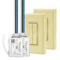 RunLessWire 3-Way Fan & Light Battery-Free DIY Kinetic Wireless Light Switch Kit by RunLessWire